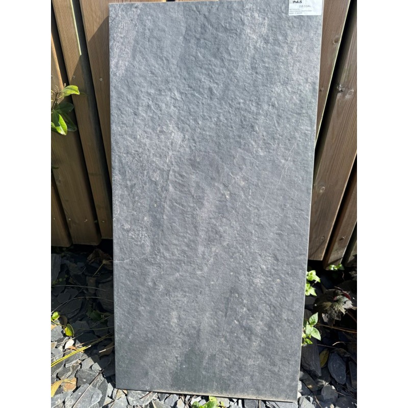 2 Carrelages It Rocks Coal 45 x 90 x 2 cm 2 Carrelages It Rocks Coal 45 x 90 x 2 cm