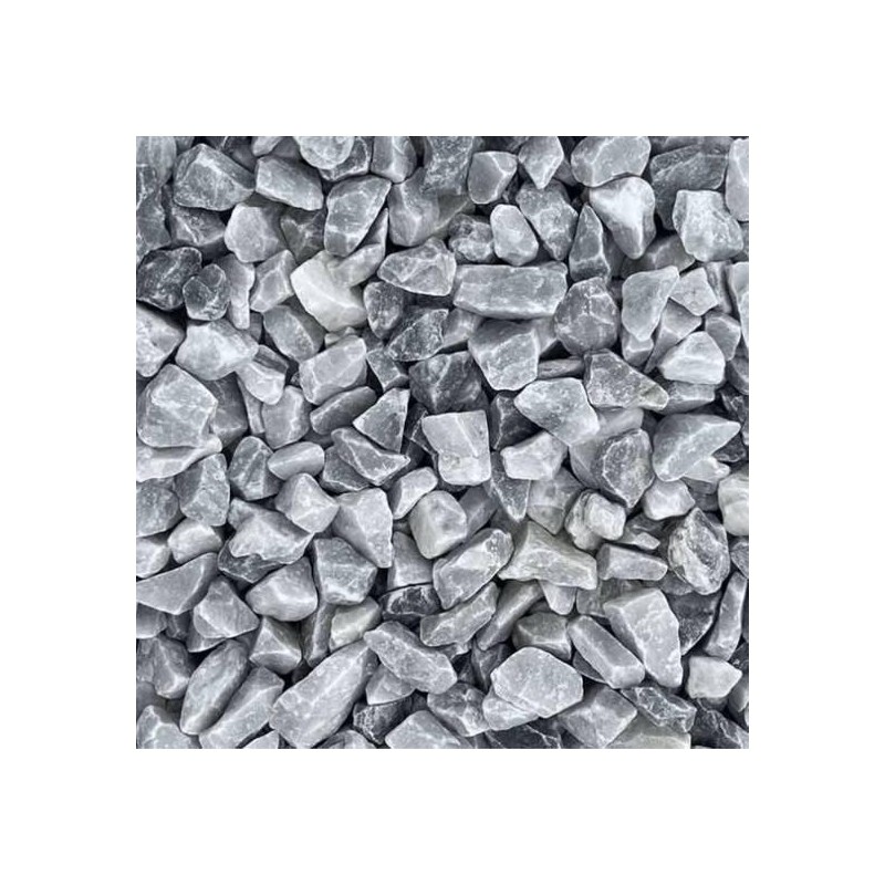 Gravillons de marbre Reflet bleu en 8/16 - Sac de 20 kg