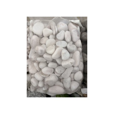Galet de marbre rose en 40/60 - Sac de 15 kg