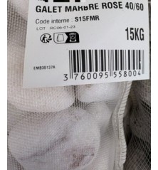 galet de marbre rose en 40/60 | Galets : Ty Gravillons à Quimper - Pleuven