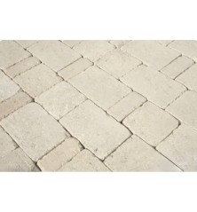 Pavé béton blanc antic pour dallage : Ty Gravillons à Quimper - Pleuven