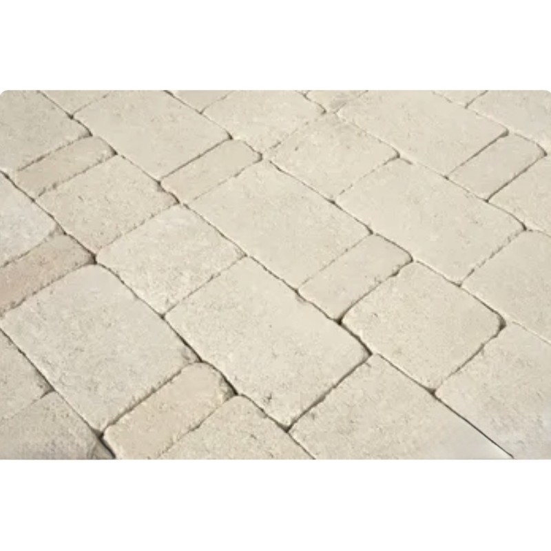 Pavé béton blanc antic Pavé béton blanc antic