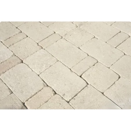 Pavé béton blanc antic pour dallage : Ty Gravillons à Quimper - Pleuven