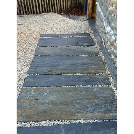 Dalle de schiste | décoration : Ty Gravillons à Quimper - Pleuven